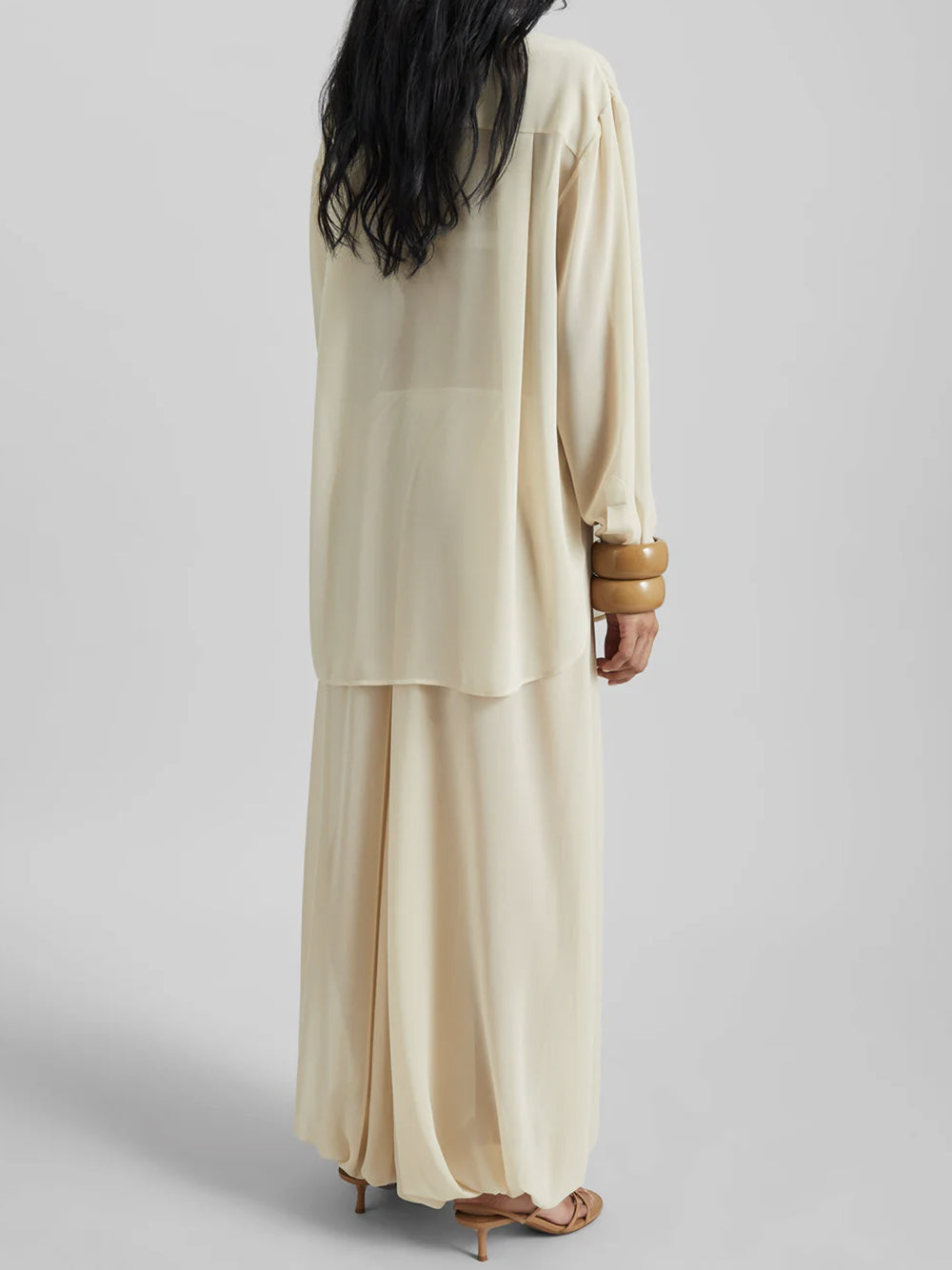 MIO SHEER BALLOON PANTS