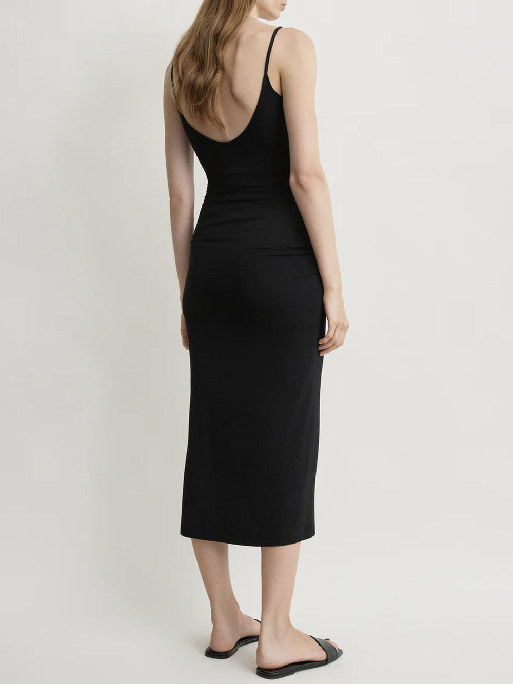 Draped slip dress