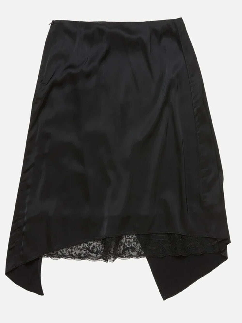 ACNE STUDIOS-Silk skirt with layered construction-