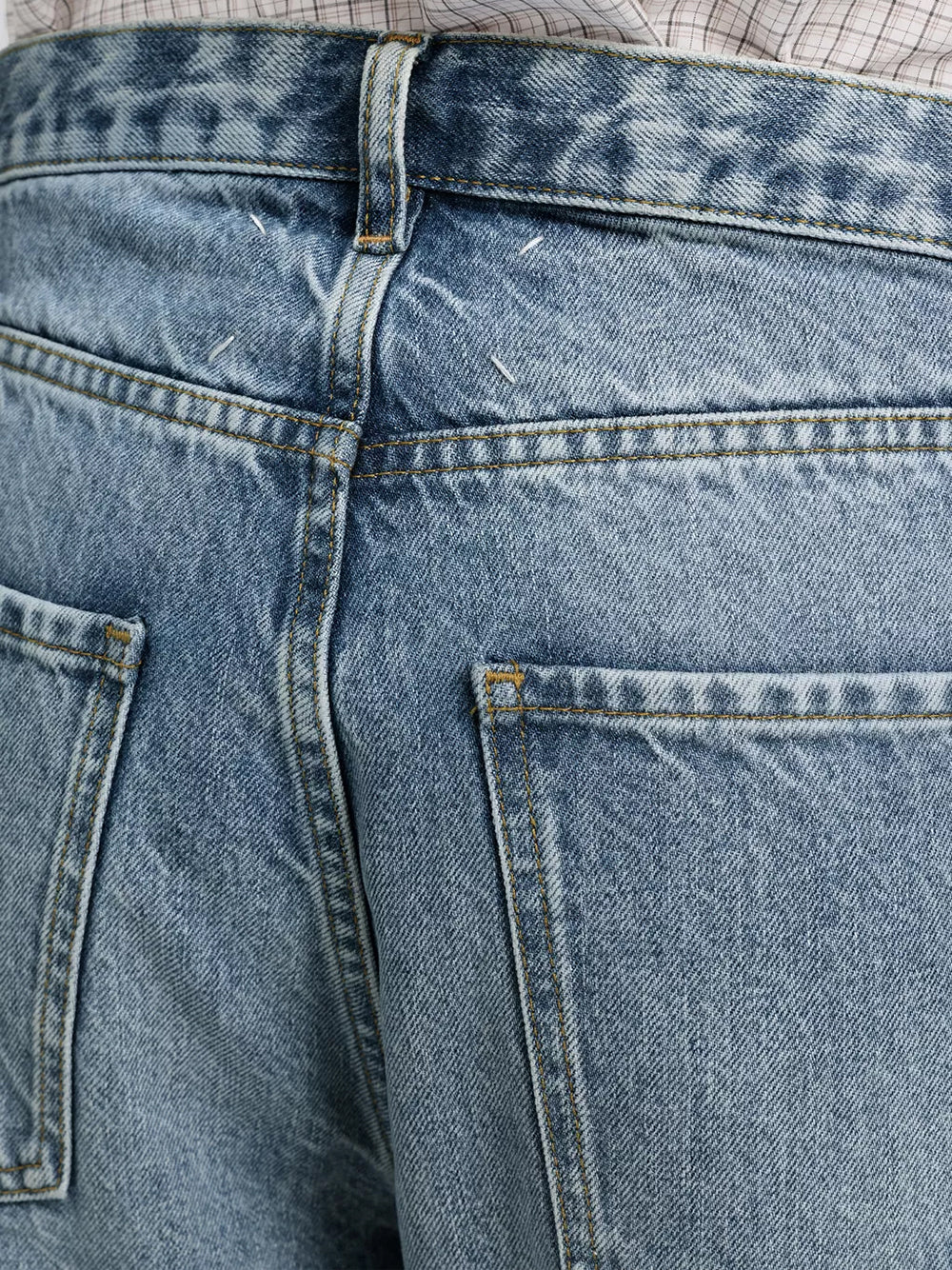BOYFRIEND PAISLEY DENIM TROUSERS