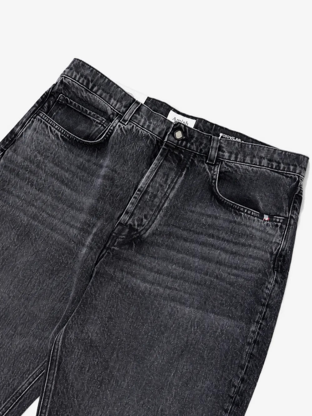 James AMISH Denim Black Black wash