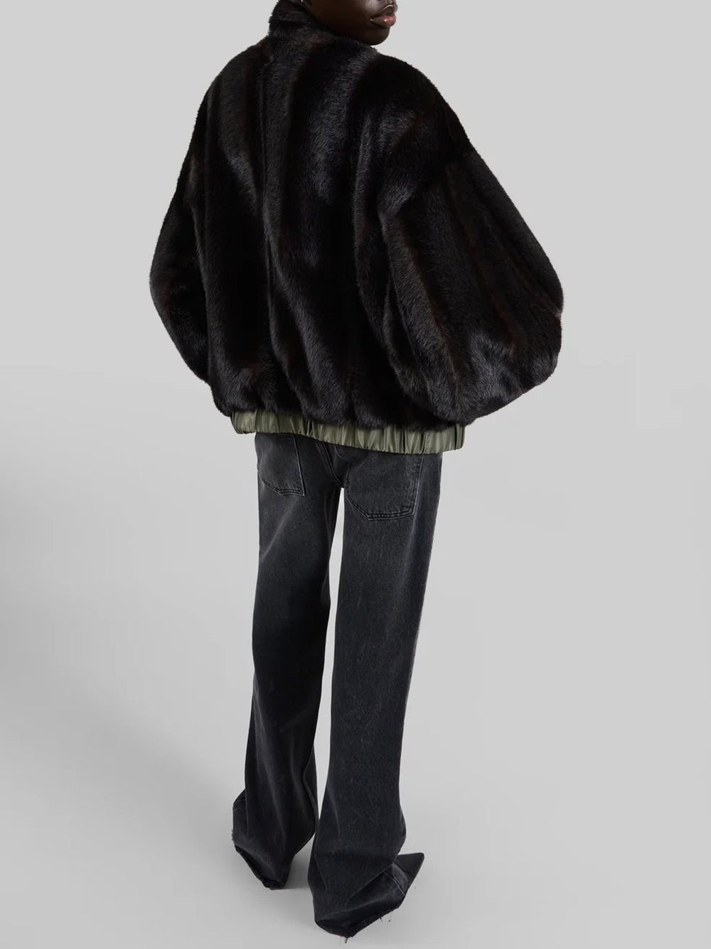 VERA FAUX FUR REVERSIBLE SHORT COAT