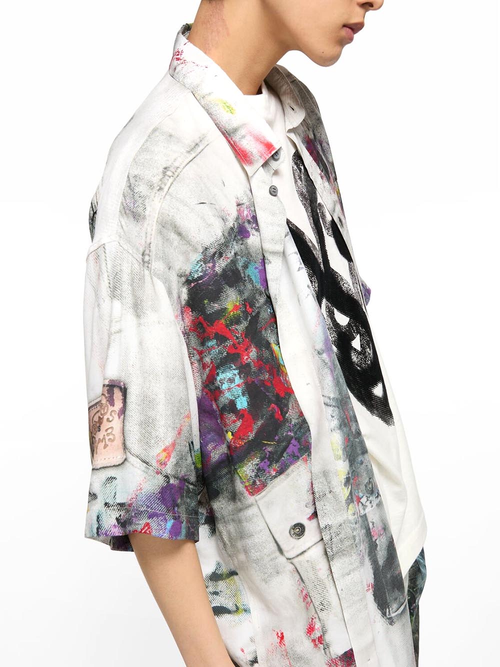 ACNE STUDIOS-Button-up shirt printed-