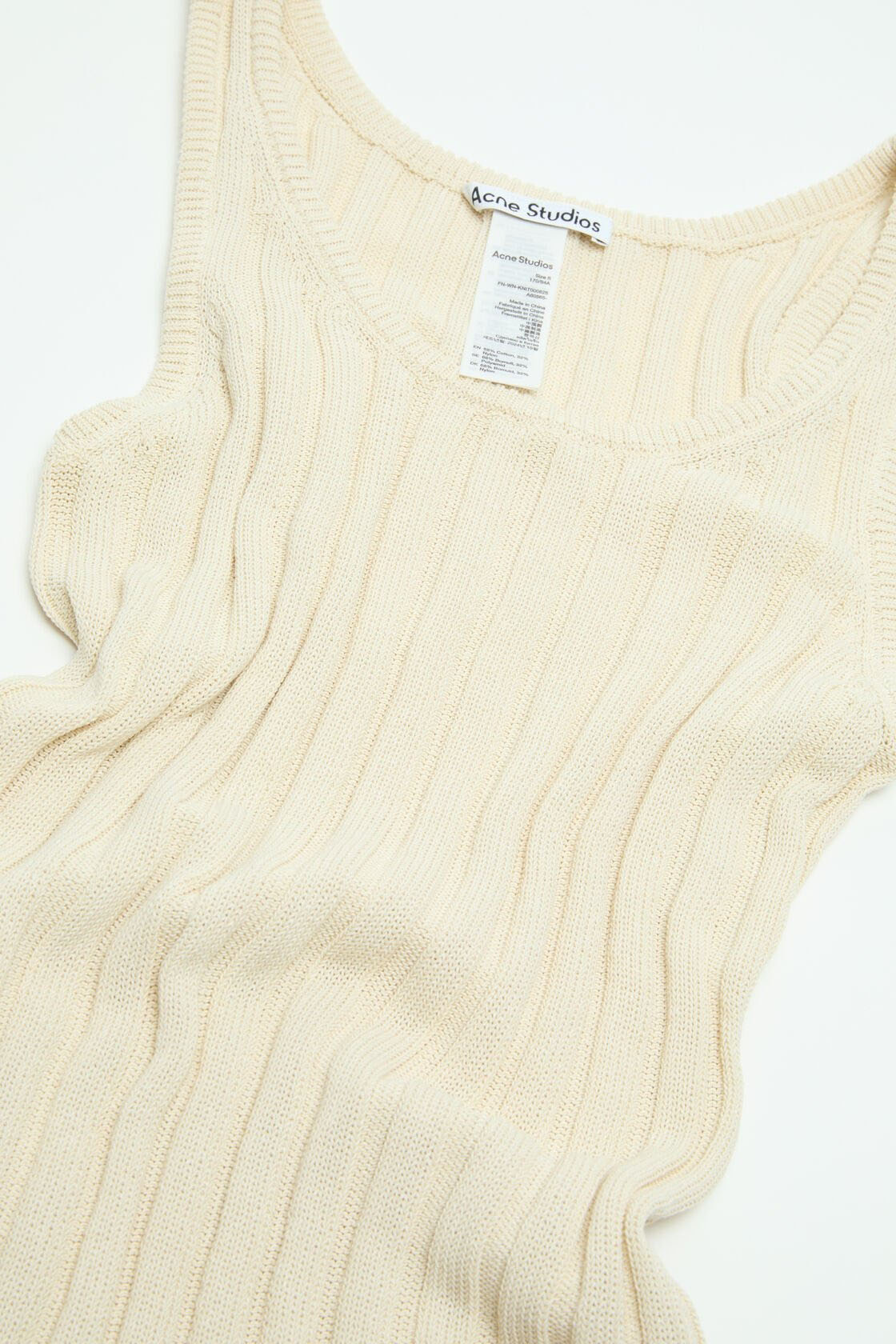 ACNE STUDIOS-distressed tank top-