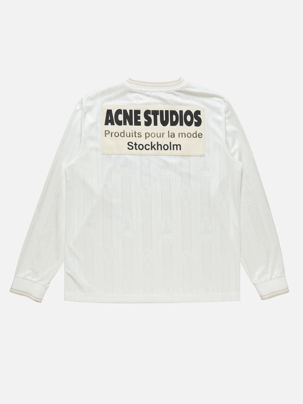 ACNE STUDIOS-Jersey sports top with logo-