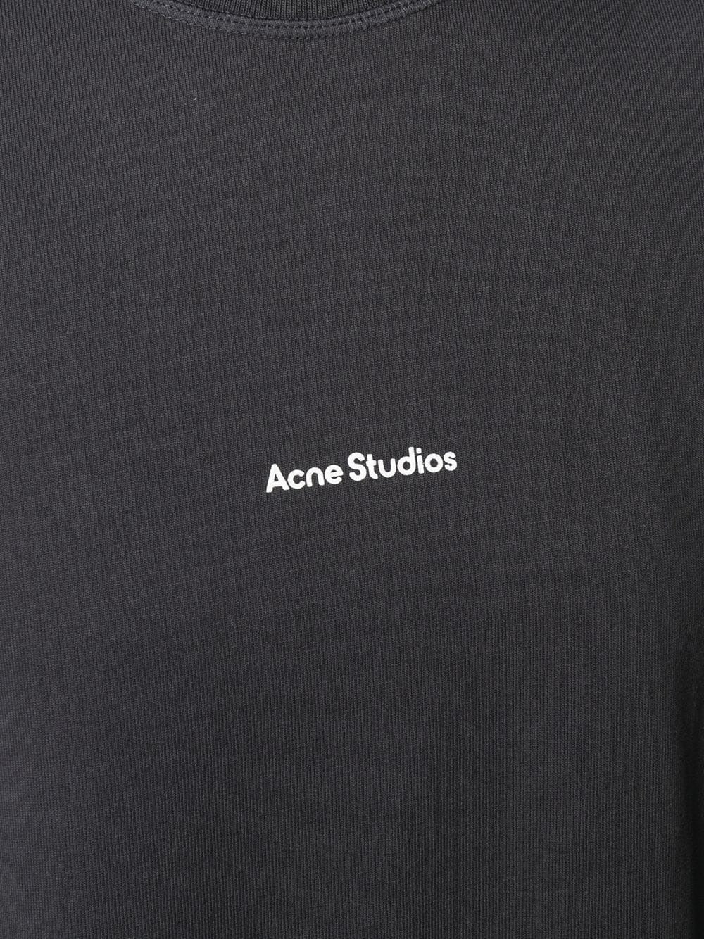 ACNE STUDIOS-LOGO DRESS T-SHIRT-A20281 900