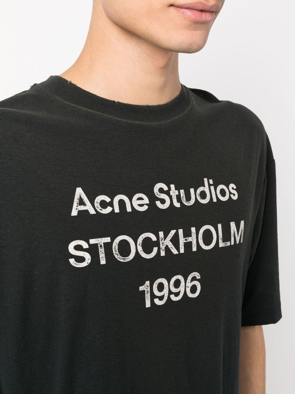 ACNE STUDIOS-Logo T-Shirt Relaxed Fit-