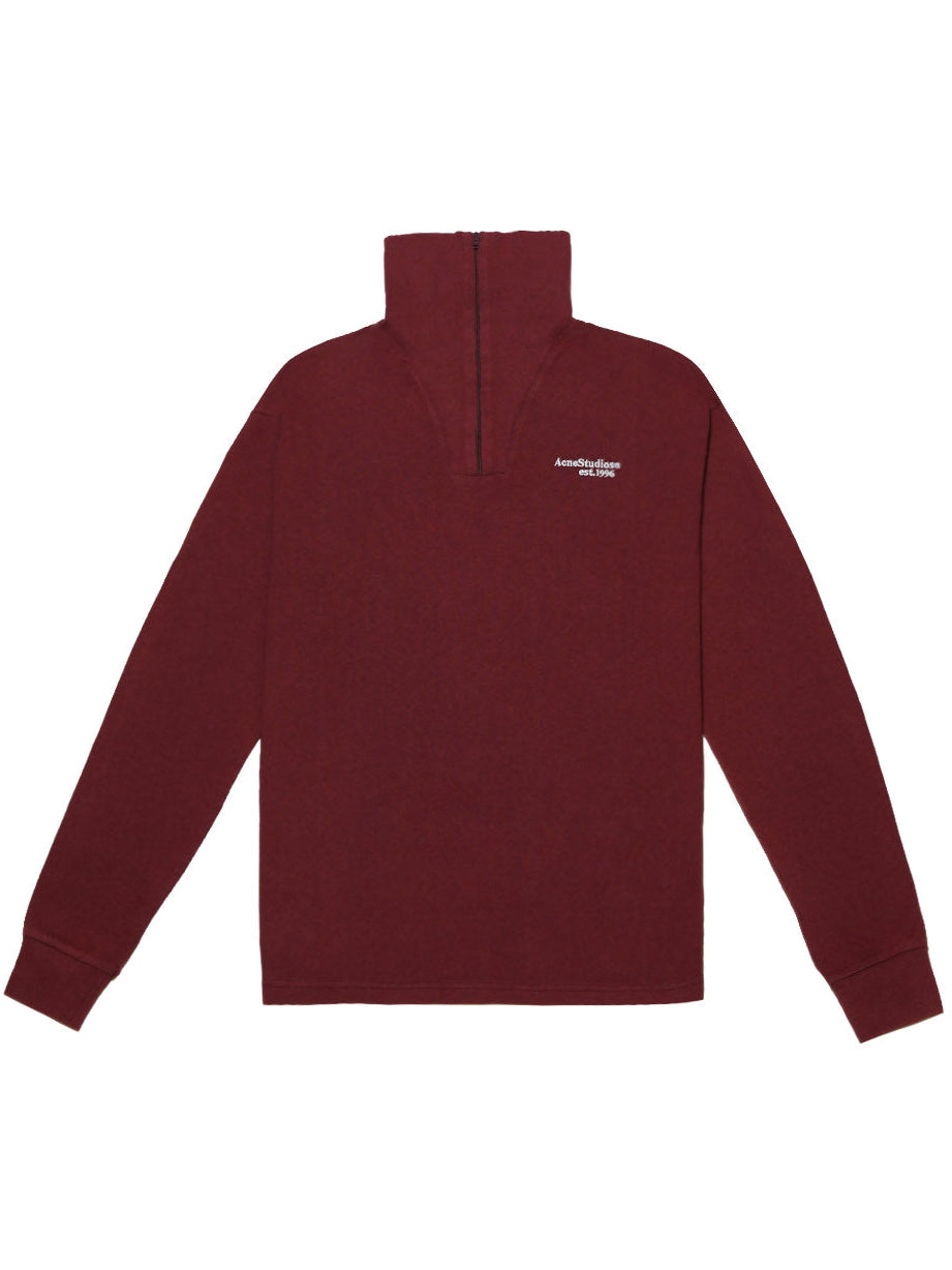 ACNE STUDIOS-Zip-up logo sweatshirt-BI0220 ACE – Dope