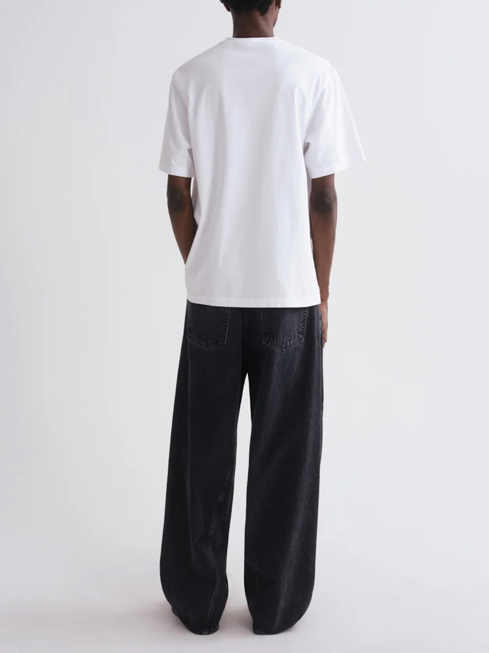 AGOLDE-asha mock neck tee-