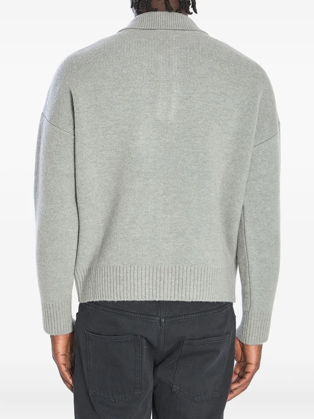 AMI PARIS-Ami de Coeur intarsia polo-shirt-