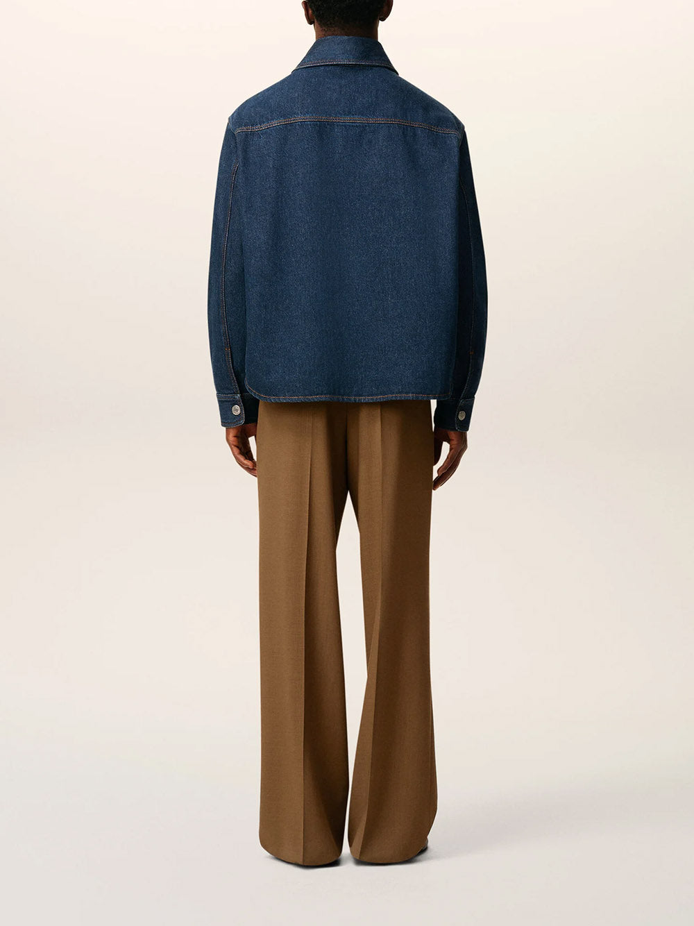 Ami de Coeur blue cotton shirt jacket