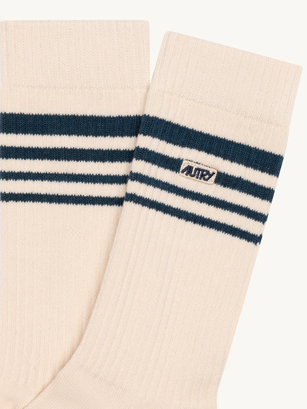 AUTRY-UNISEX STRIPED LOGO JACQUARD SOCKS-