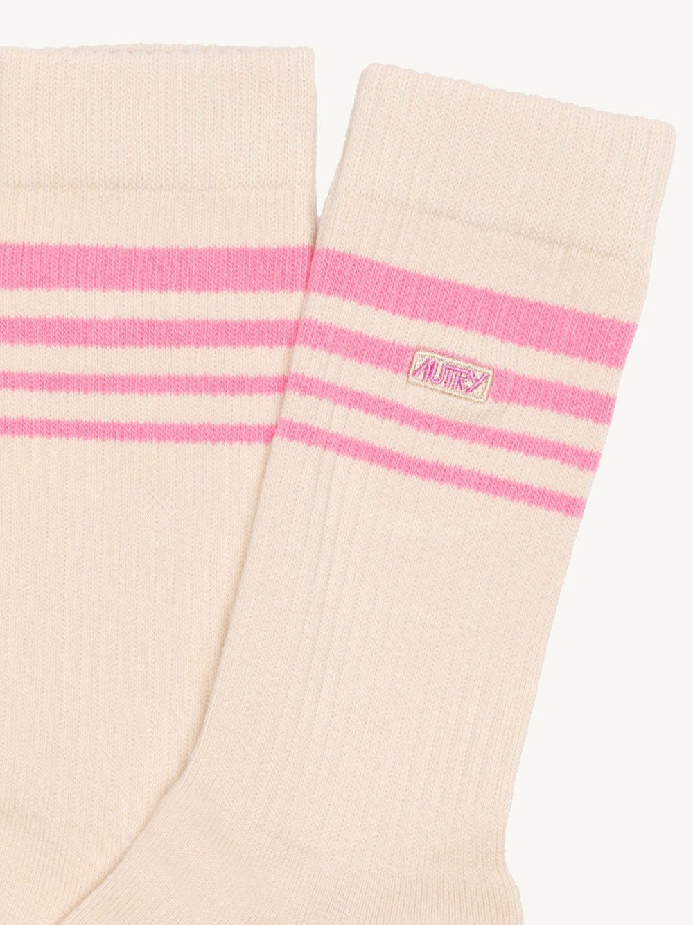 AUTRY-UNISEX STRIPED LOGO JACQUARD SOCKS-