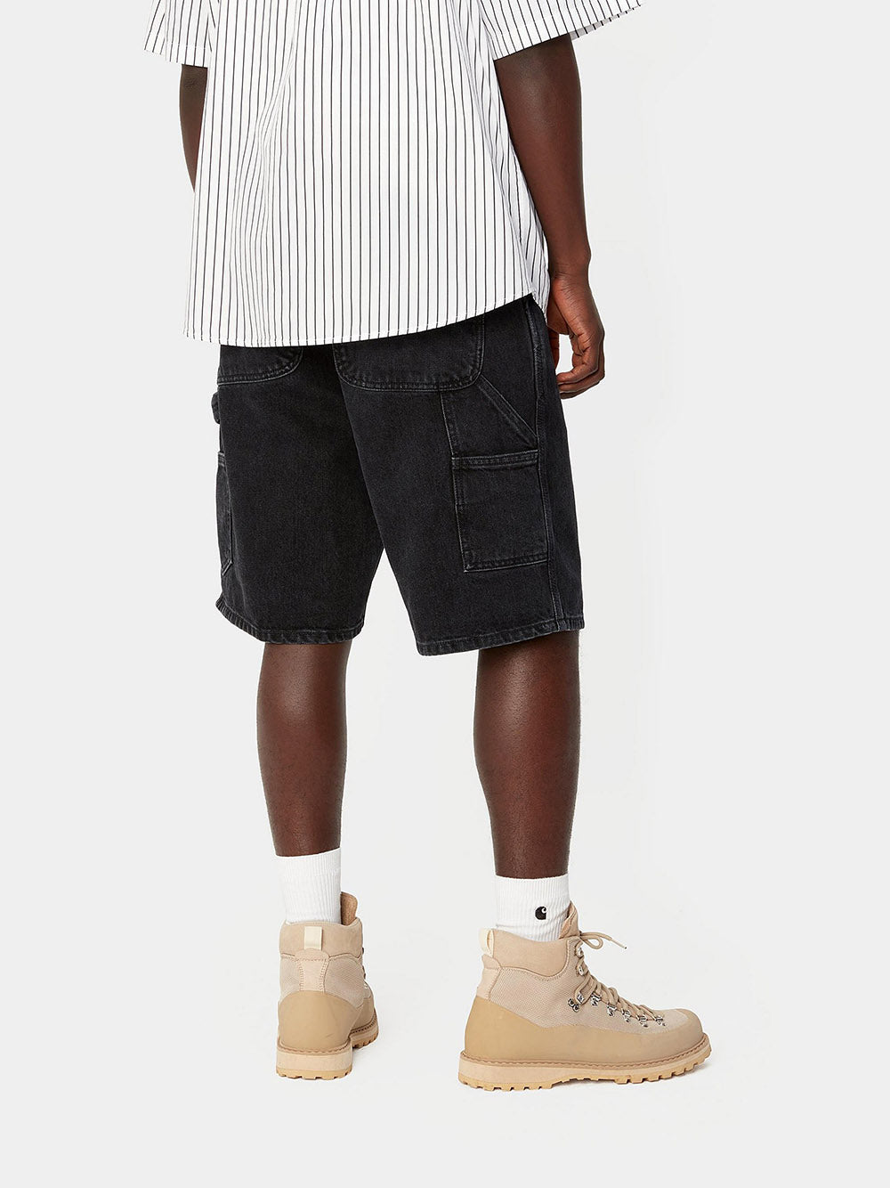 CARHARTT WIP-Single Knee Short Smith Denim-