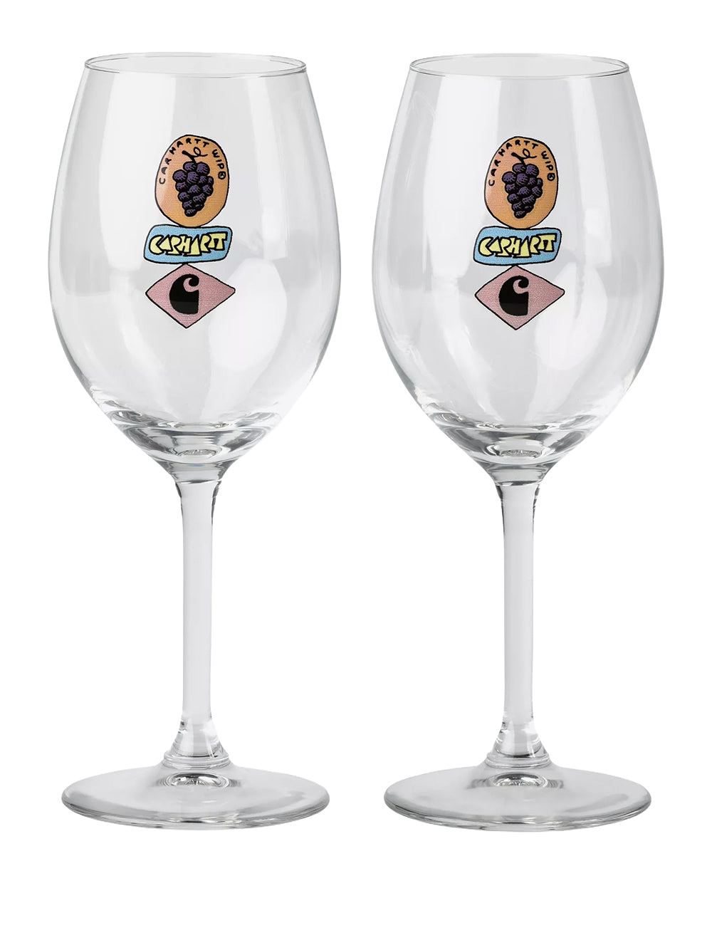 CARHARTT WIP-Stacked Grapes Wine Glass Set-
