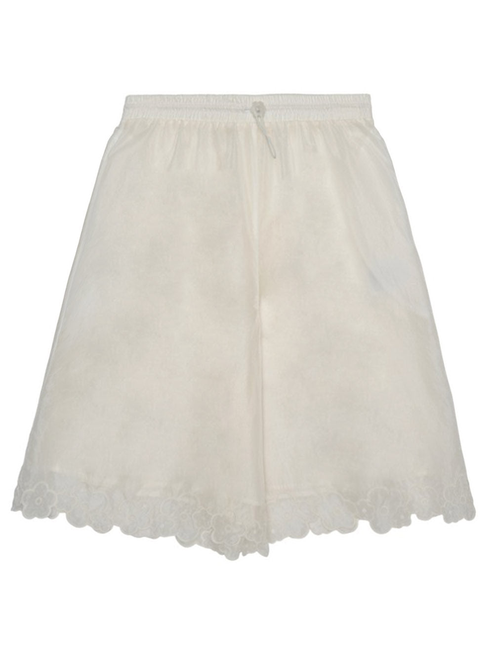 CECILIE BAHNSEN-ARYA SHORTS EMBROIDERED RIPSTOP WHITE