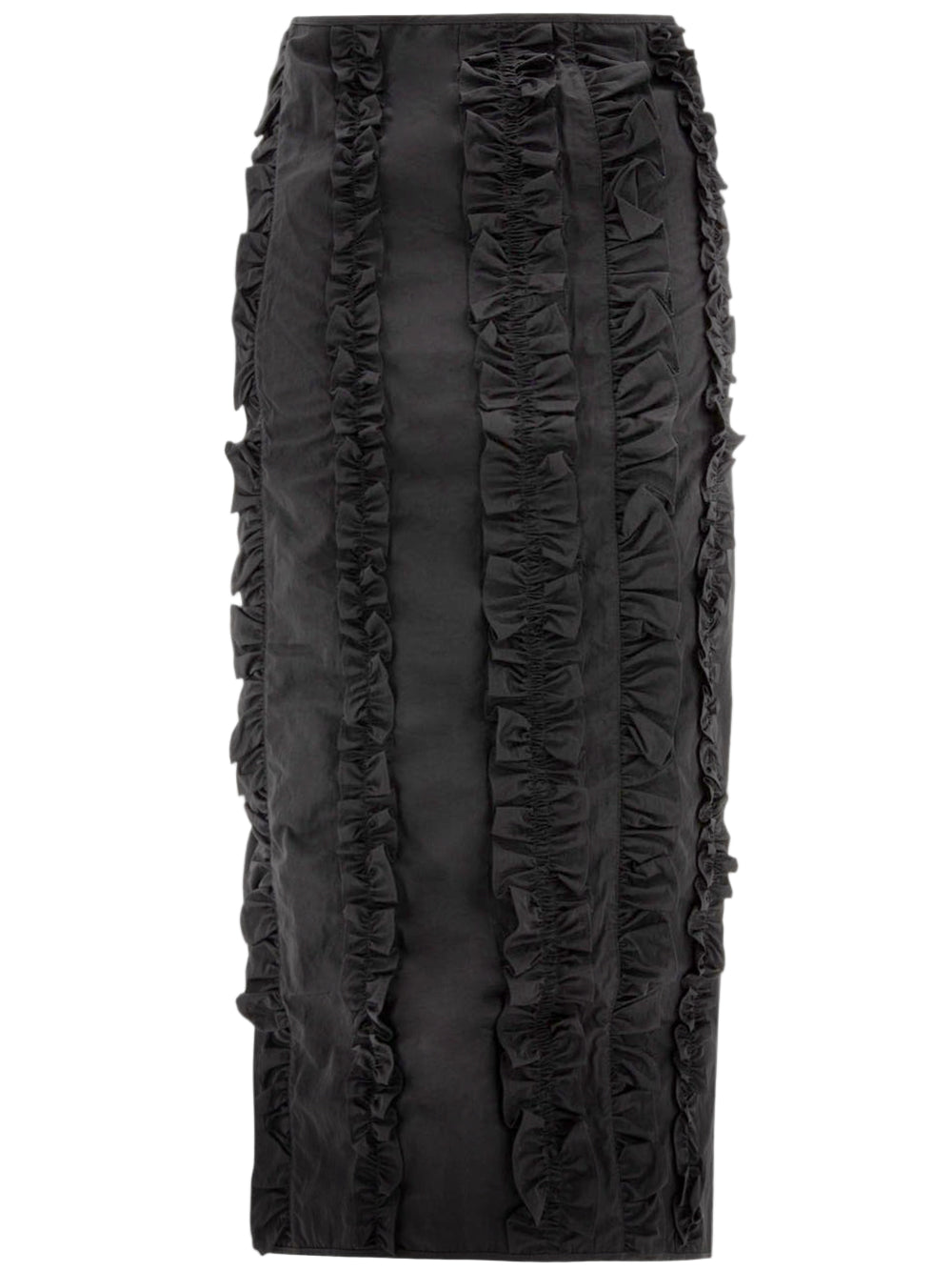 CECILIE BAHNSEN-OCEAN RECYCLED TAFFETA SKIRT-