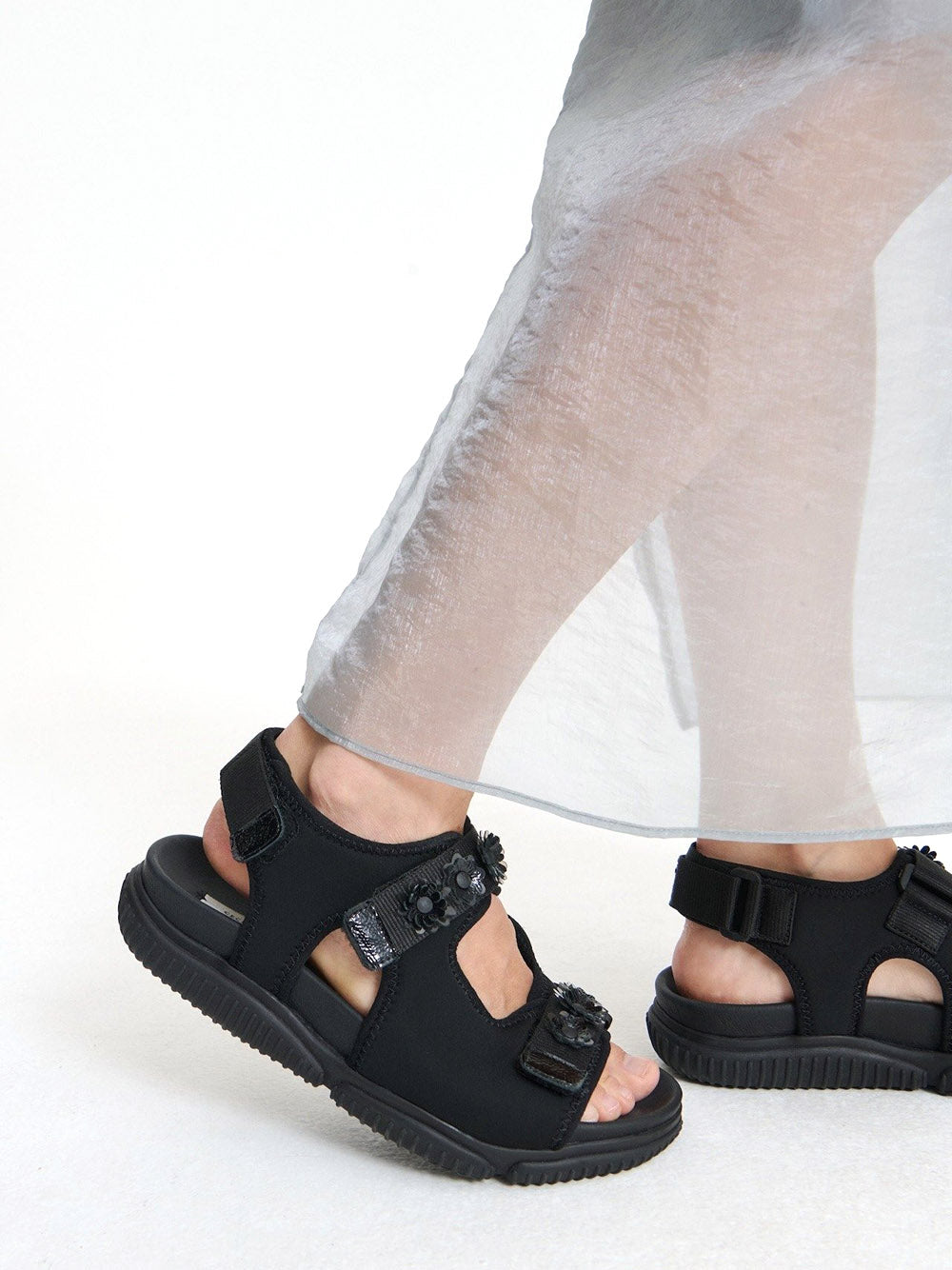 CECILIE BAHNSEN-VALERIA NEOPRENE BLACK-