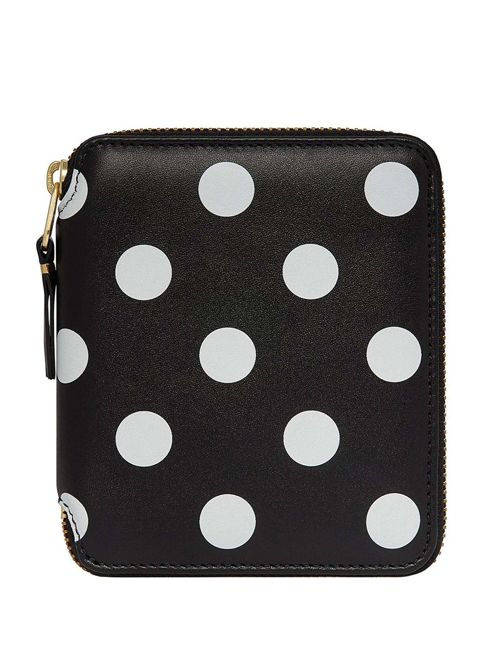 COMME DES GARÇONS WALLET-DOTS PRINTED LEATHER LINE-SA2100PD BLACK 