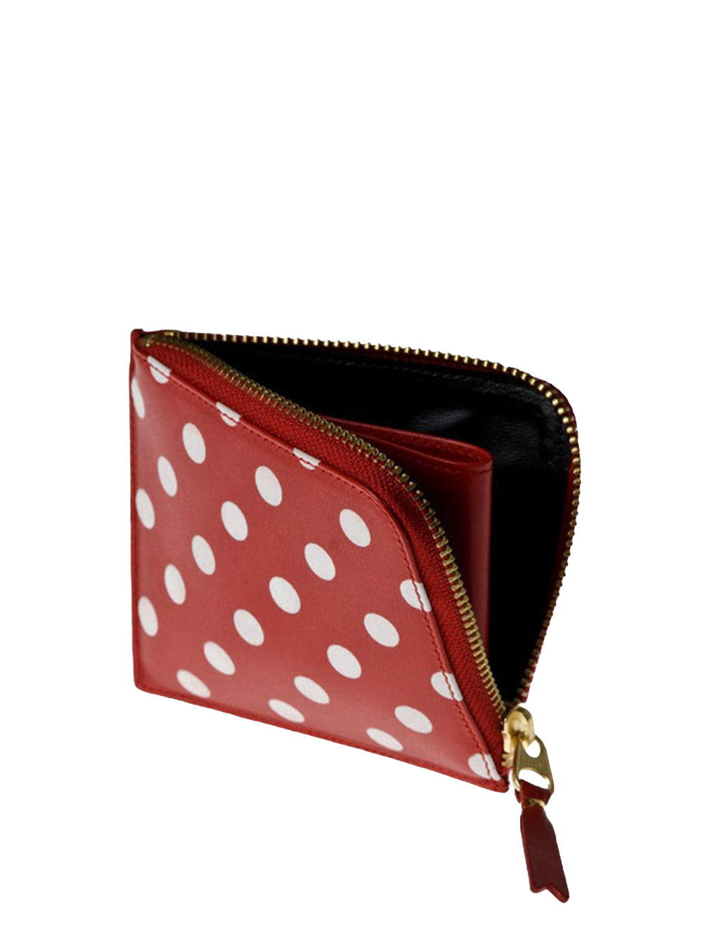 COMME DES GARÇONS WALLET-DOTS PRINTED LEATHER LINE-