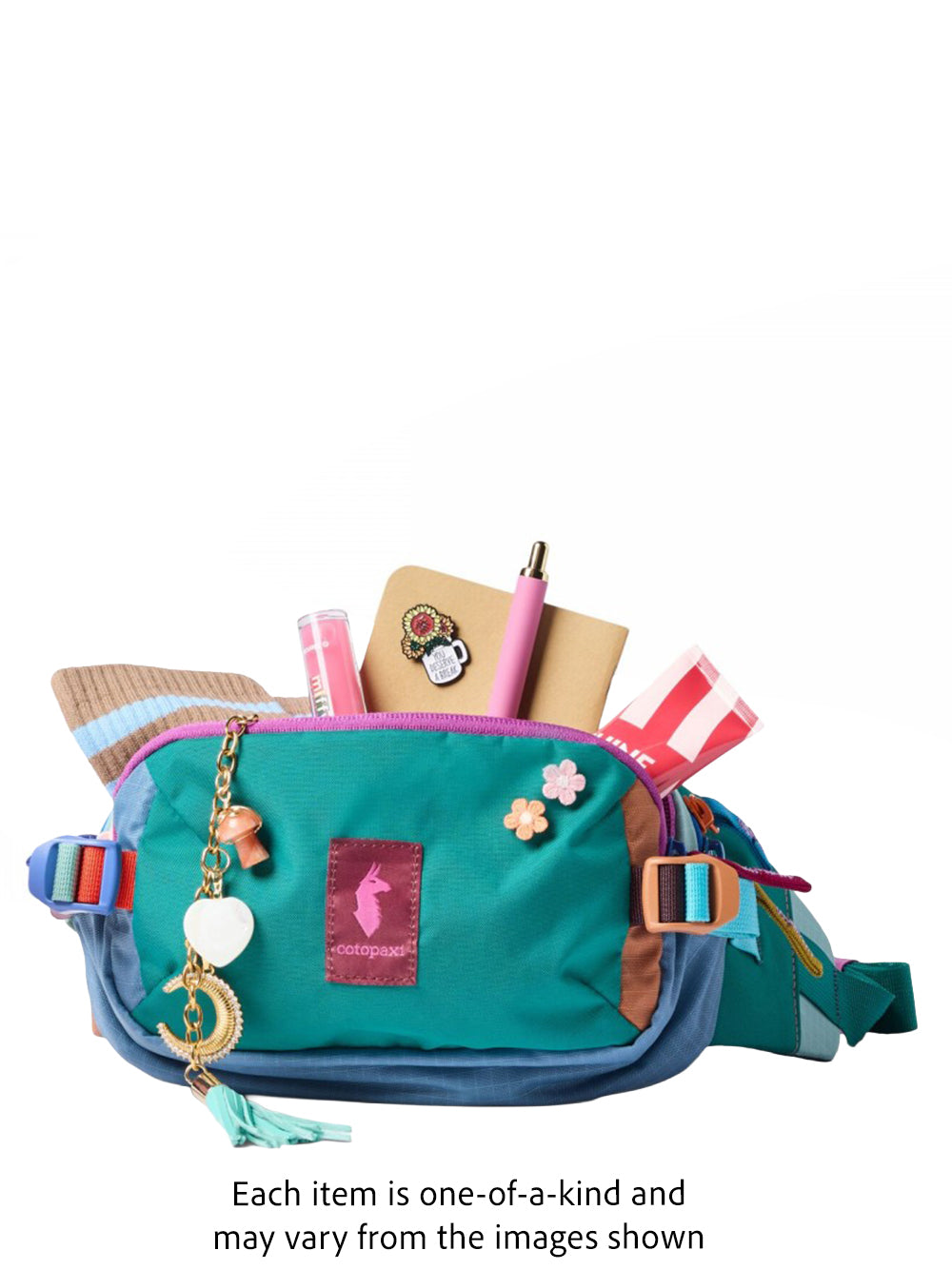 cotopaxi allpa 1.5l hip pack X where each piece is born from the creative recovery of materials and is assembled according to the color choices of the tailors Cotopaxi Allpa X 1.5L Hip