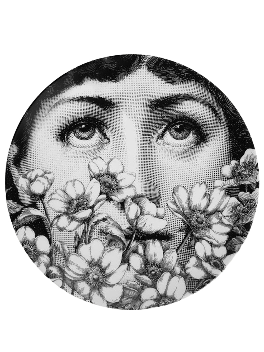 FORNASETTI-FRN PIATTO TEMA E VARIAZIONI N 410 NERO/BIANCO-
