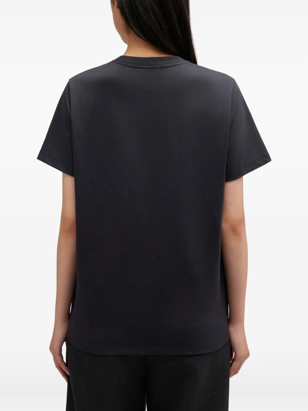 GANNI-Basic Cotton Jersey T-shirt-