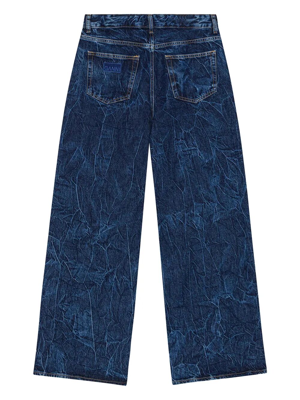 GANNI-Crinkled Future Denim Marri-