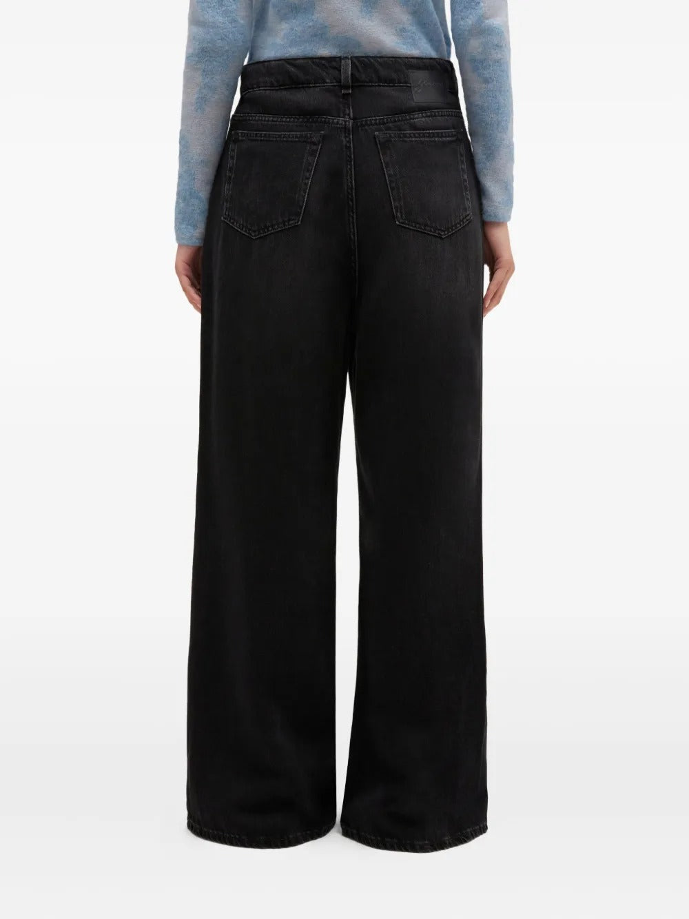 GANNI-Soft Rigid Denim Baggy Jeans-