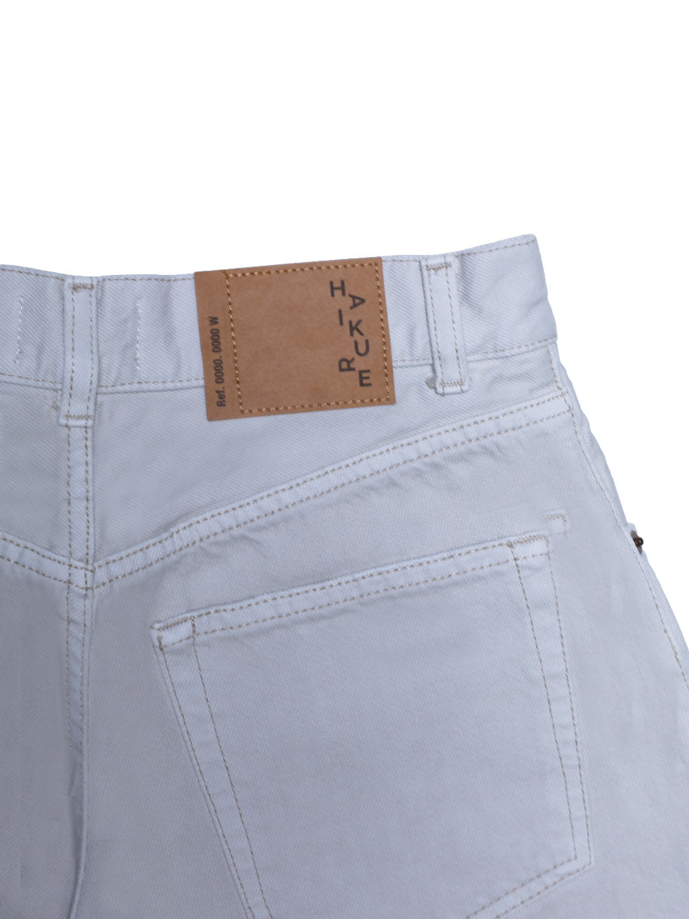 HAIKURE-BECKY NATURAL DENIM SHORTS-