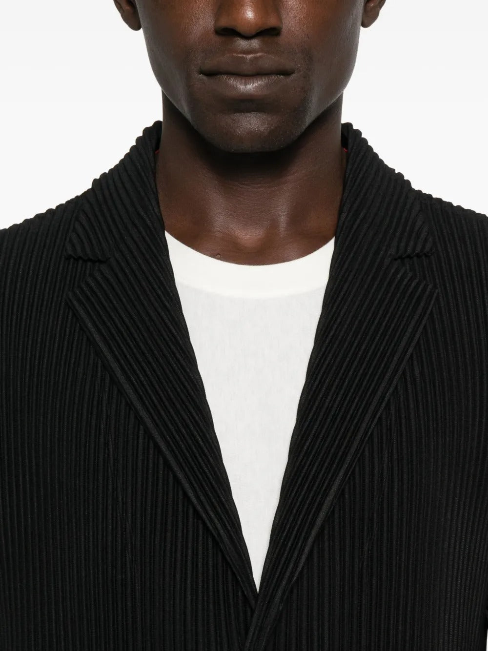 HOMME PLISSÉ ISSEY MIYAKE-pleated button blazer-
