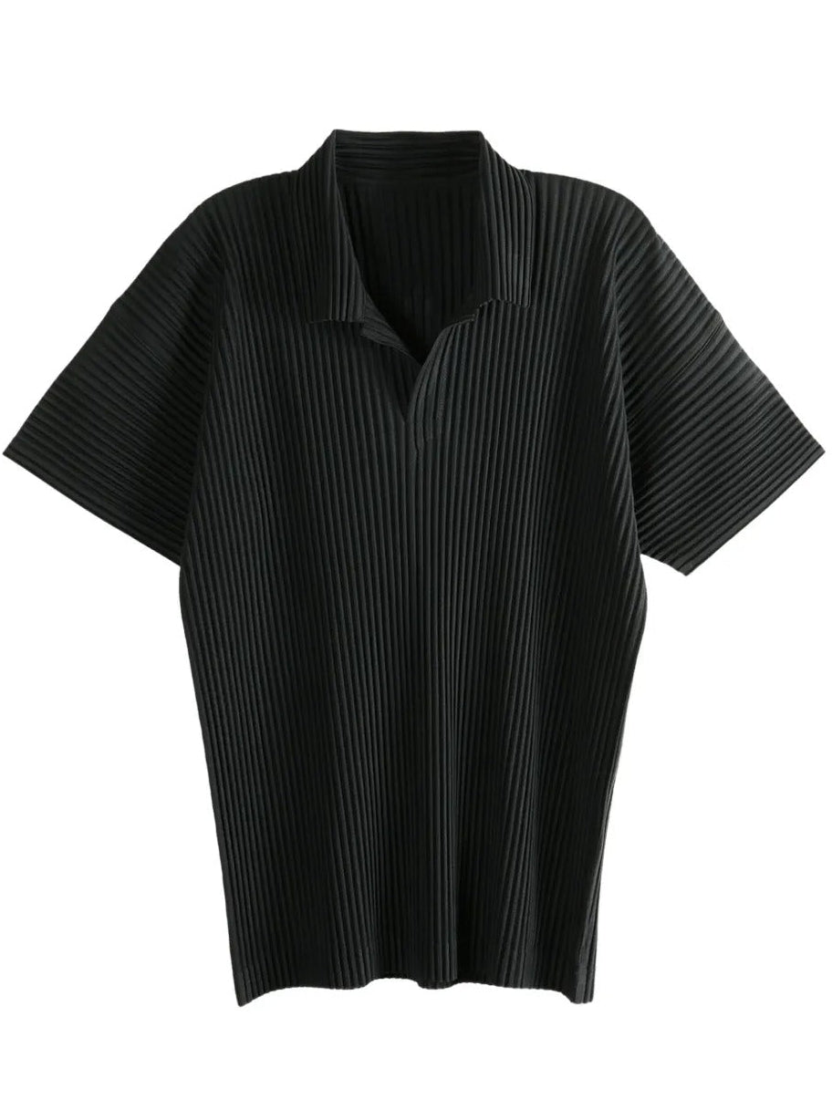 HOMME PLISSÉ ISSEY MIYAKE 丸首半袖トップ Homme Plissé Issey Miyake Pleated T-shirt | Men's Clothing | Vitkac