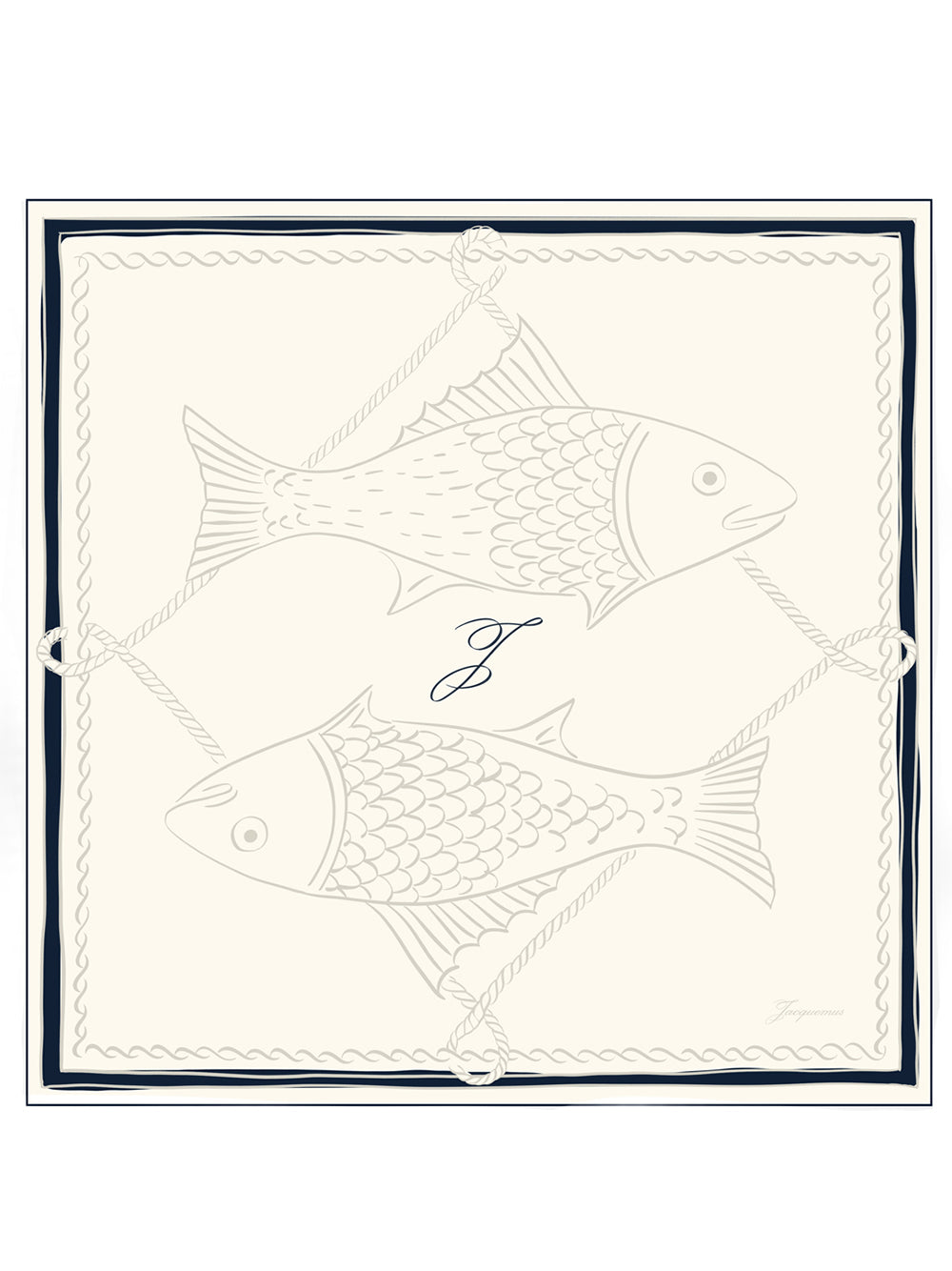 JACQUEMUS-LE FOULARD POISSON-