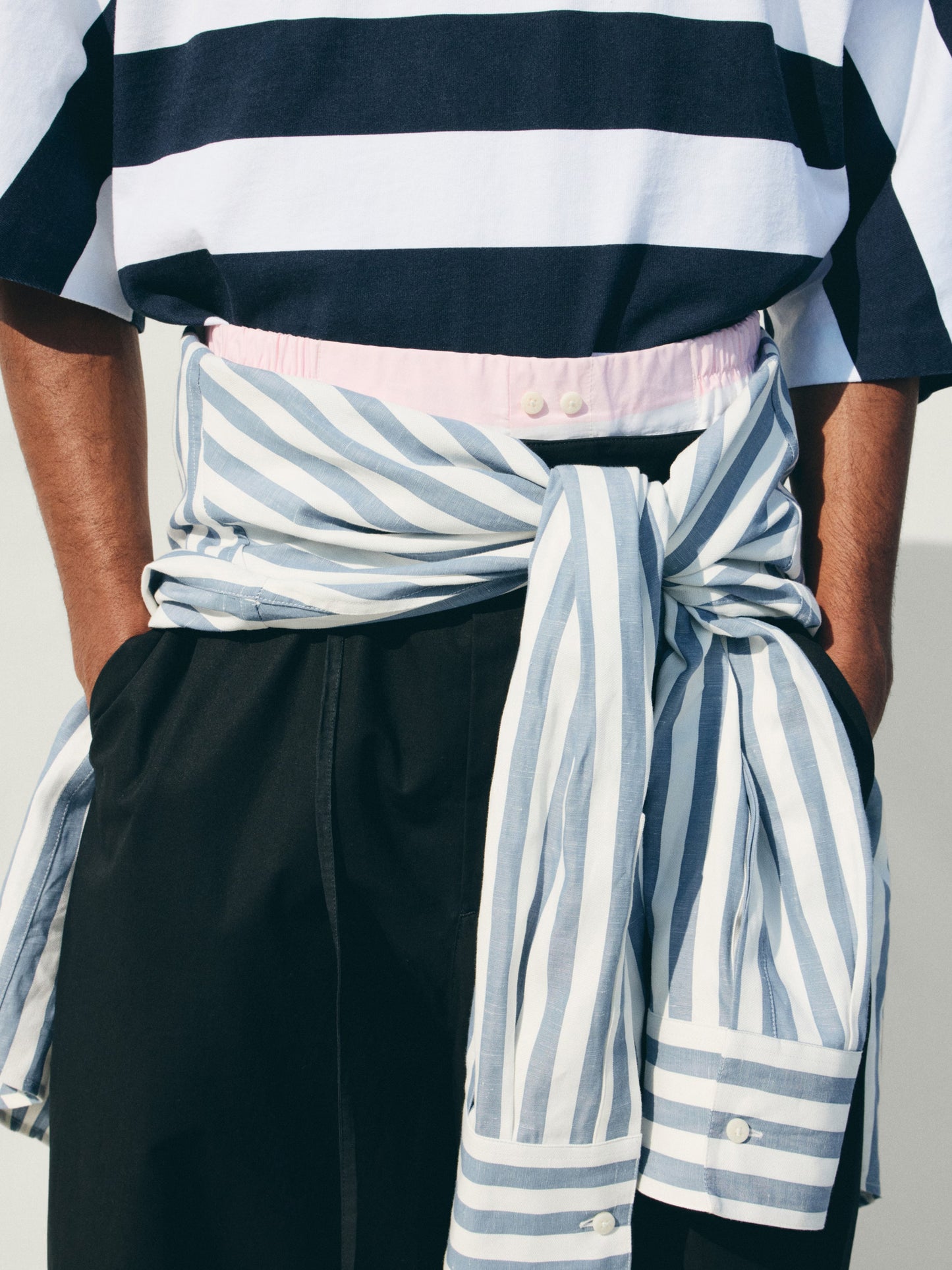 JACQUEMUS-LE TSHIRT MARINIERE MC-