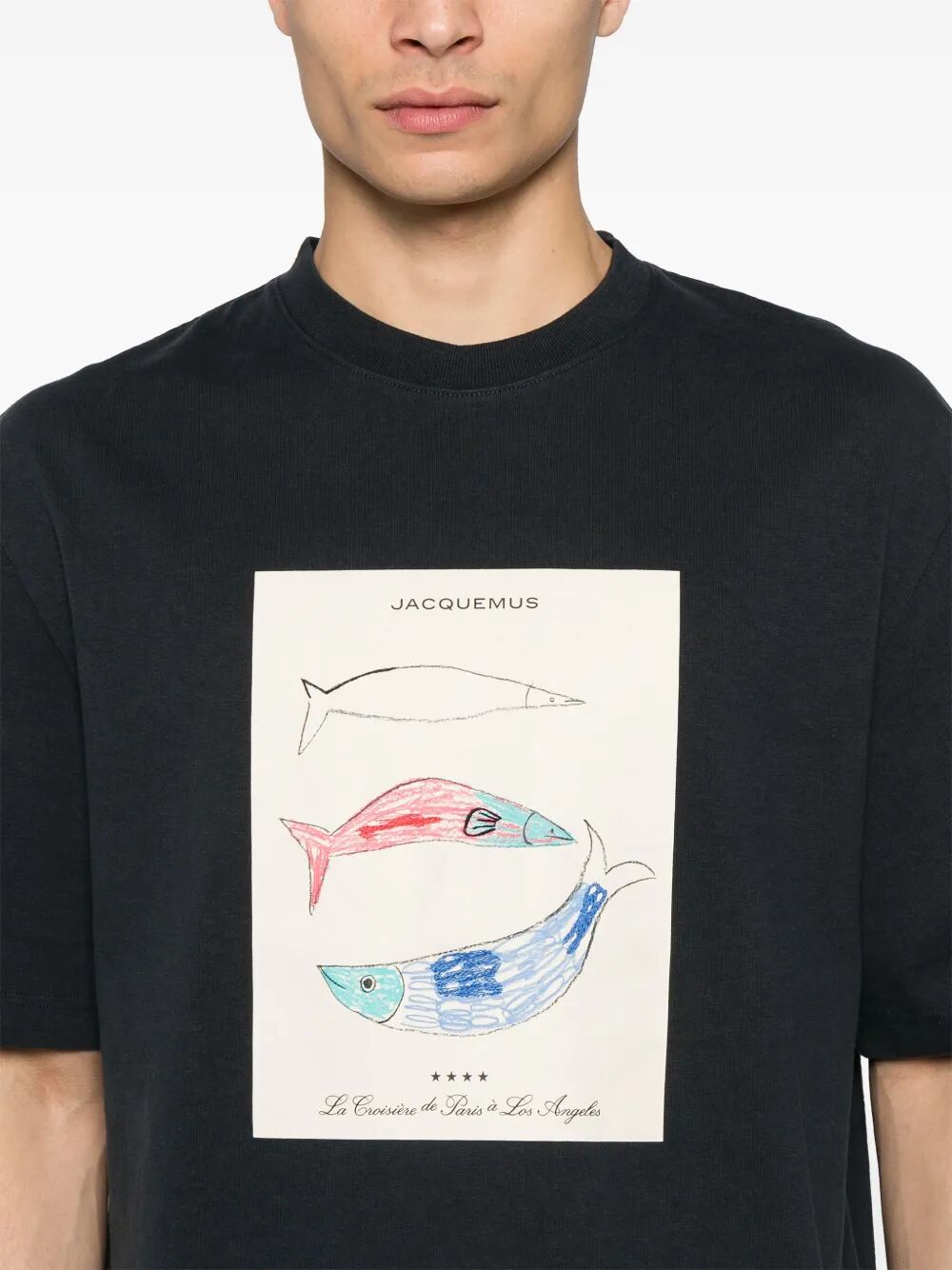 JACQUEMUS-LE TSHIRT MARINO-