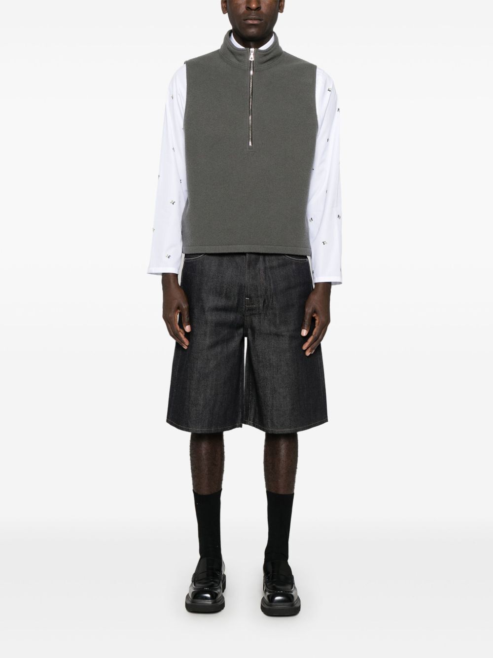 JIL SANDER-DENIM SHORTS-