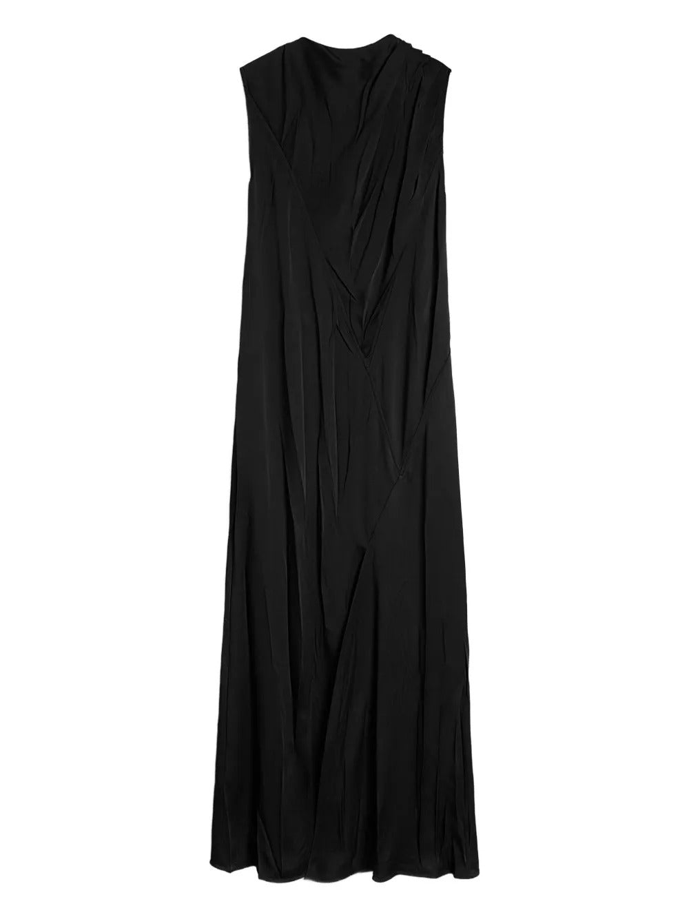 jil sander long dress satin maxi dress