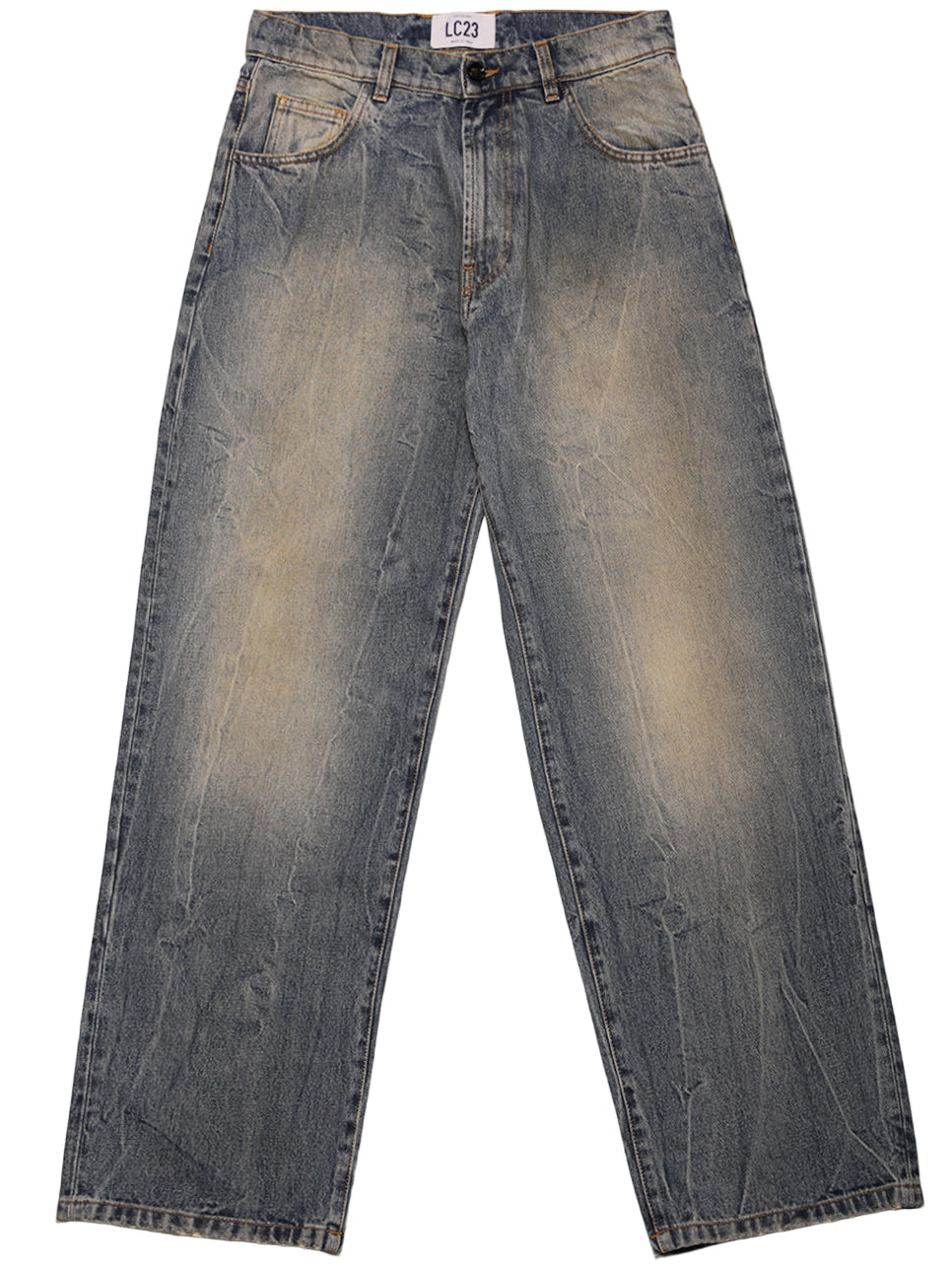 LC23-5 POCKETS DENIM TROUSERS-