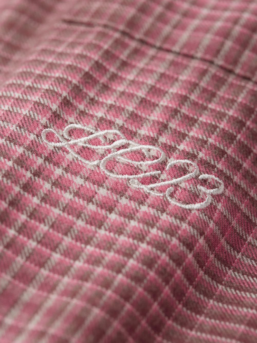 CROP CHECK FLANNEL SHIRT