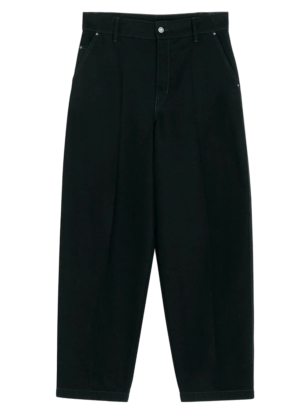 LEMAIRE-MAXI BARREL WORKWEAR PANTS-PA1261 LD1055 BK999 – Dope
