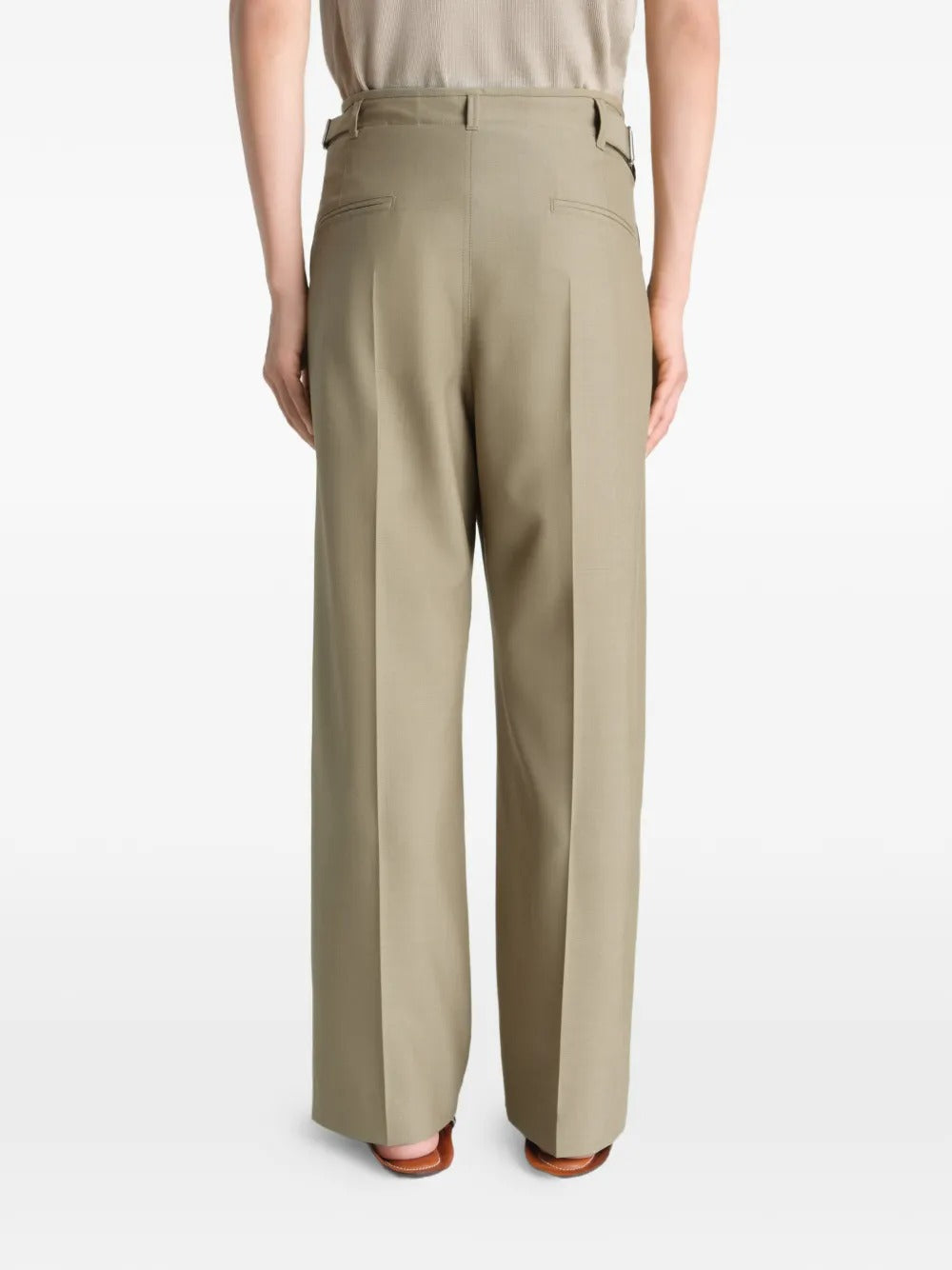 LEMAIRE-PLEATED TAILORED PANTS-