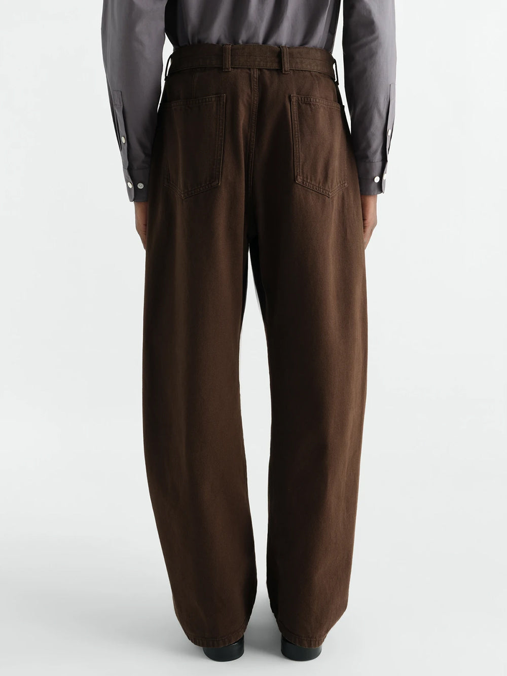 TWISTED BELTED PANTS
