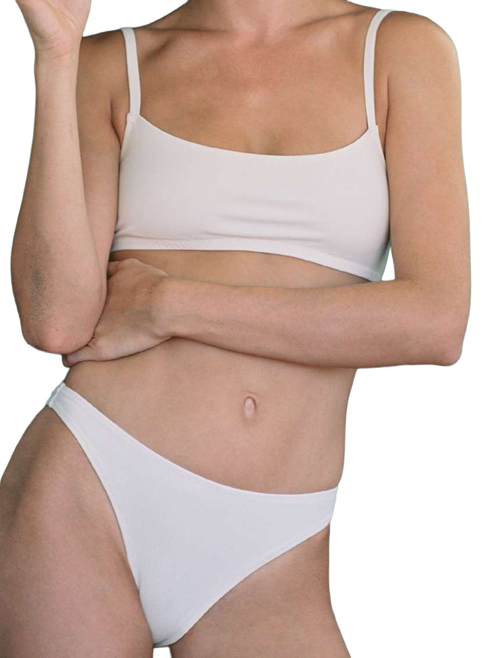 LIDO-BIKINI / STRAIGHT NECKLINE TOP / LOW WAIST BOTTOM-