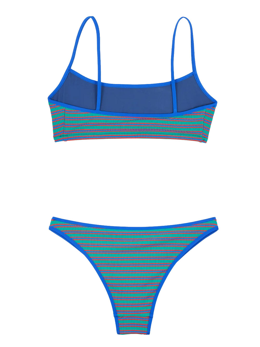 LIDO-BIKINI / STRAIGHT NECKLINE TOP / LOW WAIST BOTTOM-