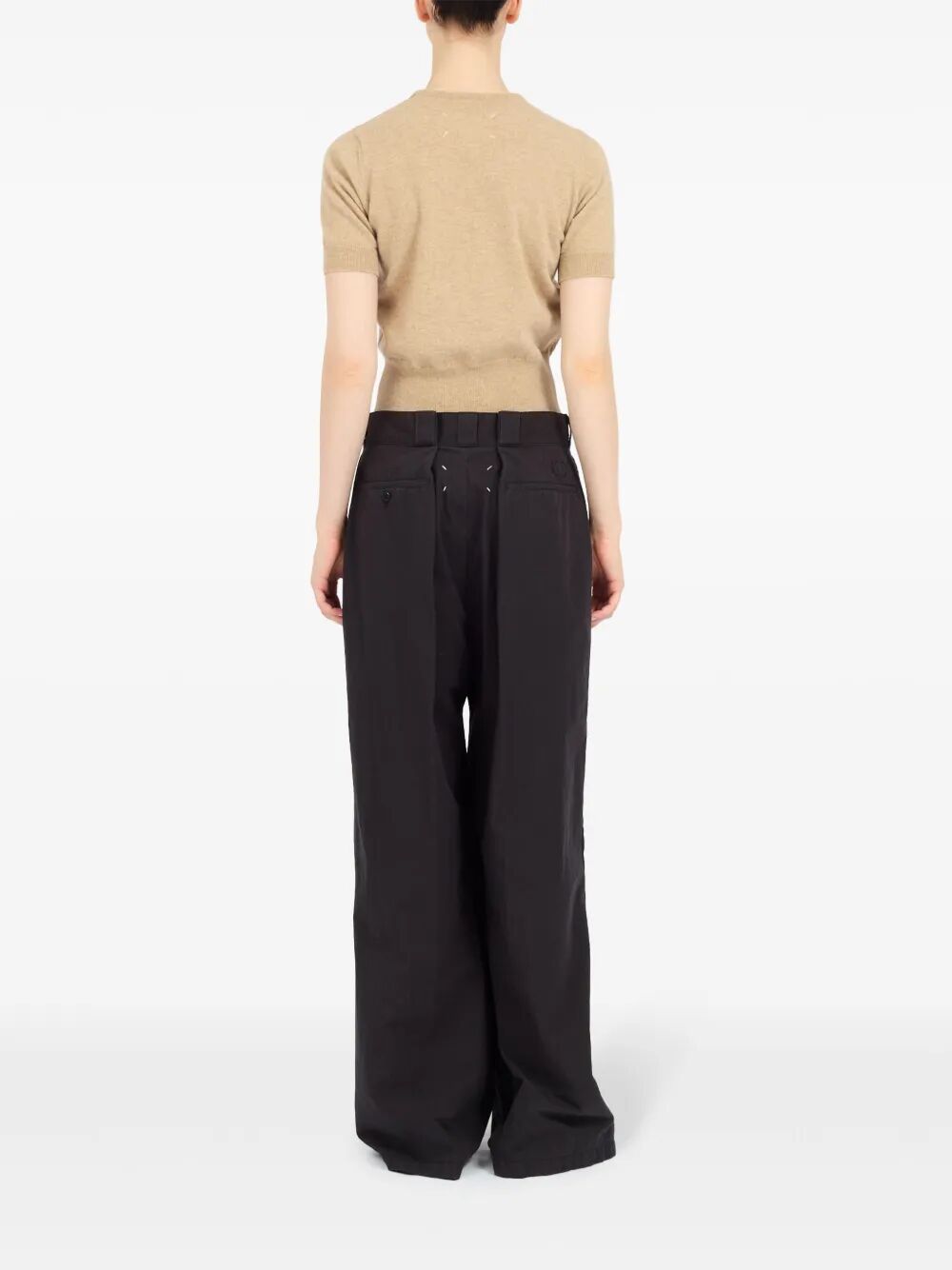 MAISON MARGIELA-WIDE LEG PANTS-