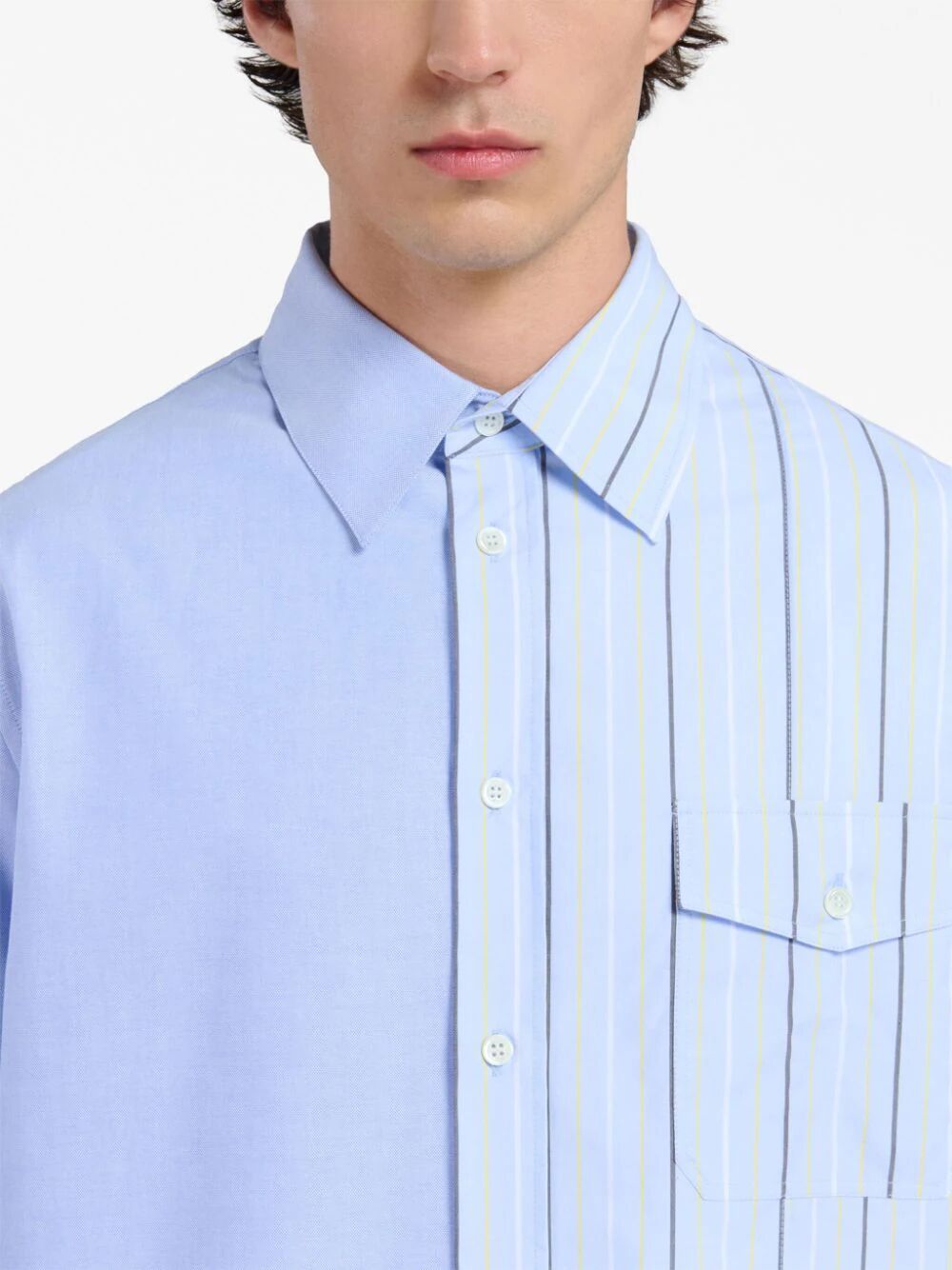 MARNI-STRIPED S/S SHIRT-CUMU0288QYUTC313 STB24
