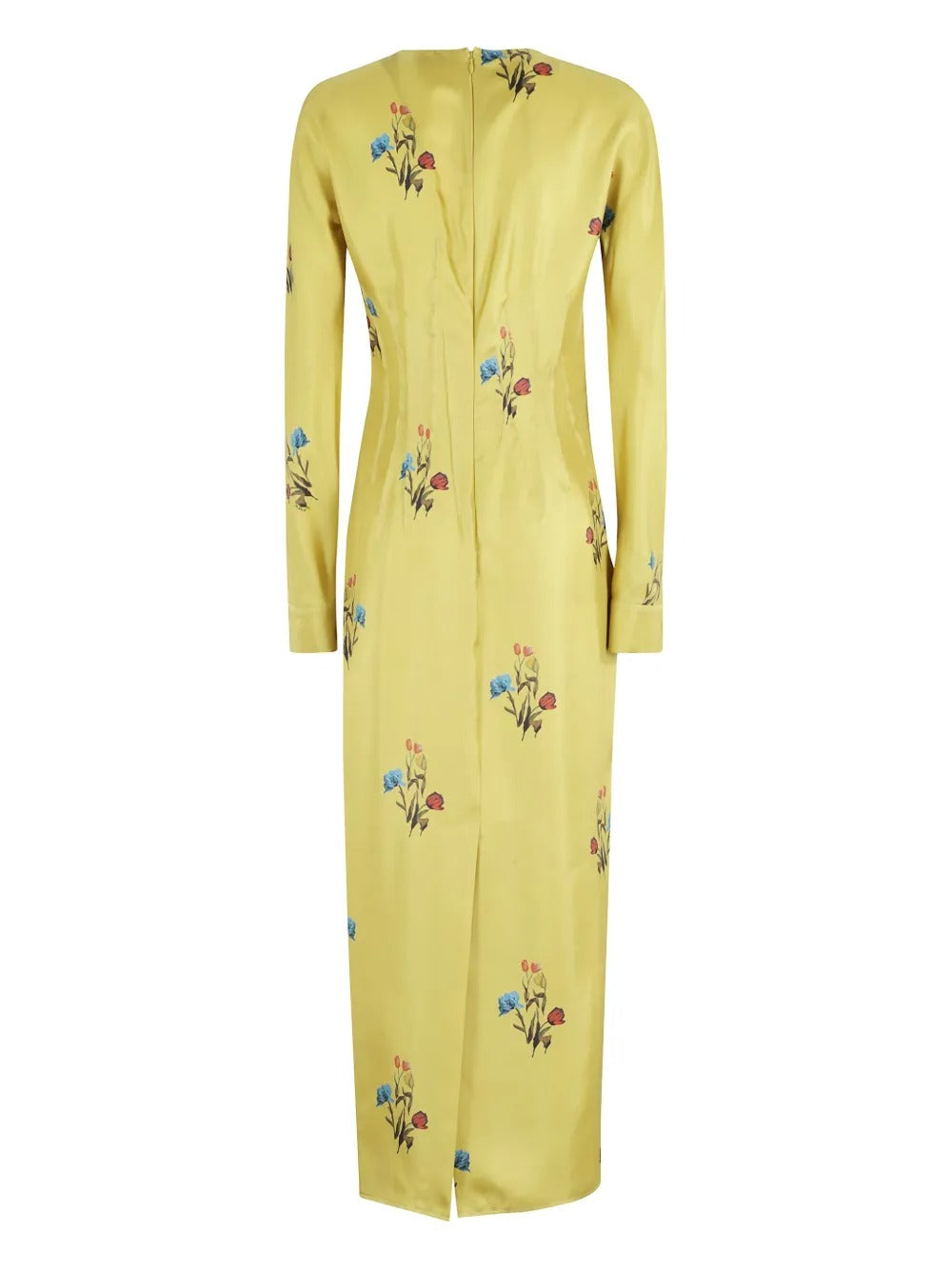 MARNI-floral-print maxi dress-