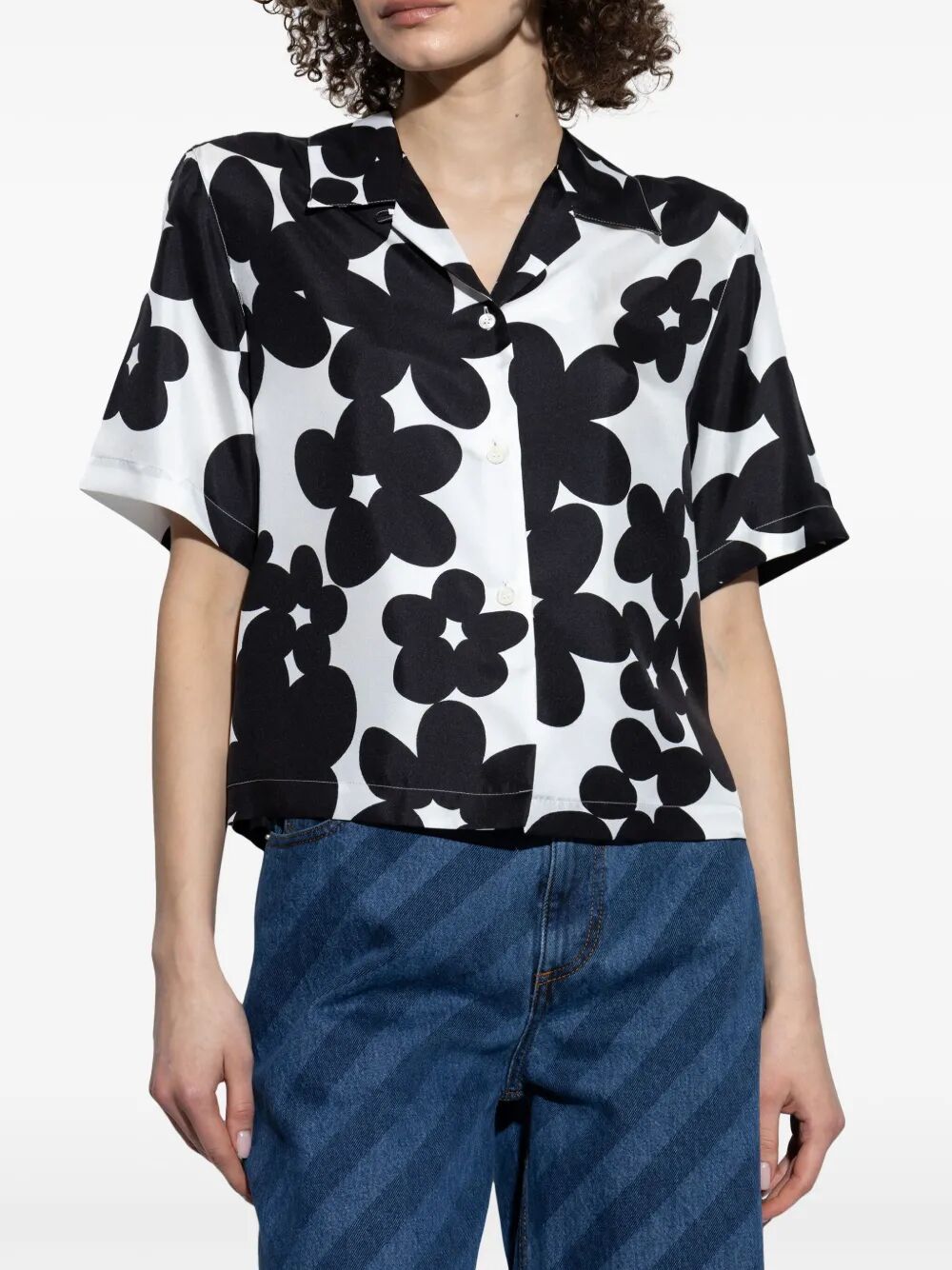MARNI-SHORT SLEEVE BOWLING SHIRT-