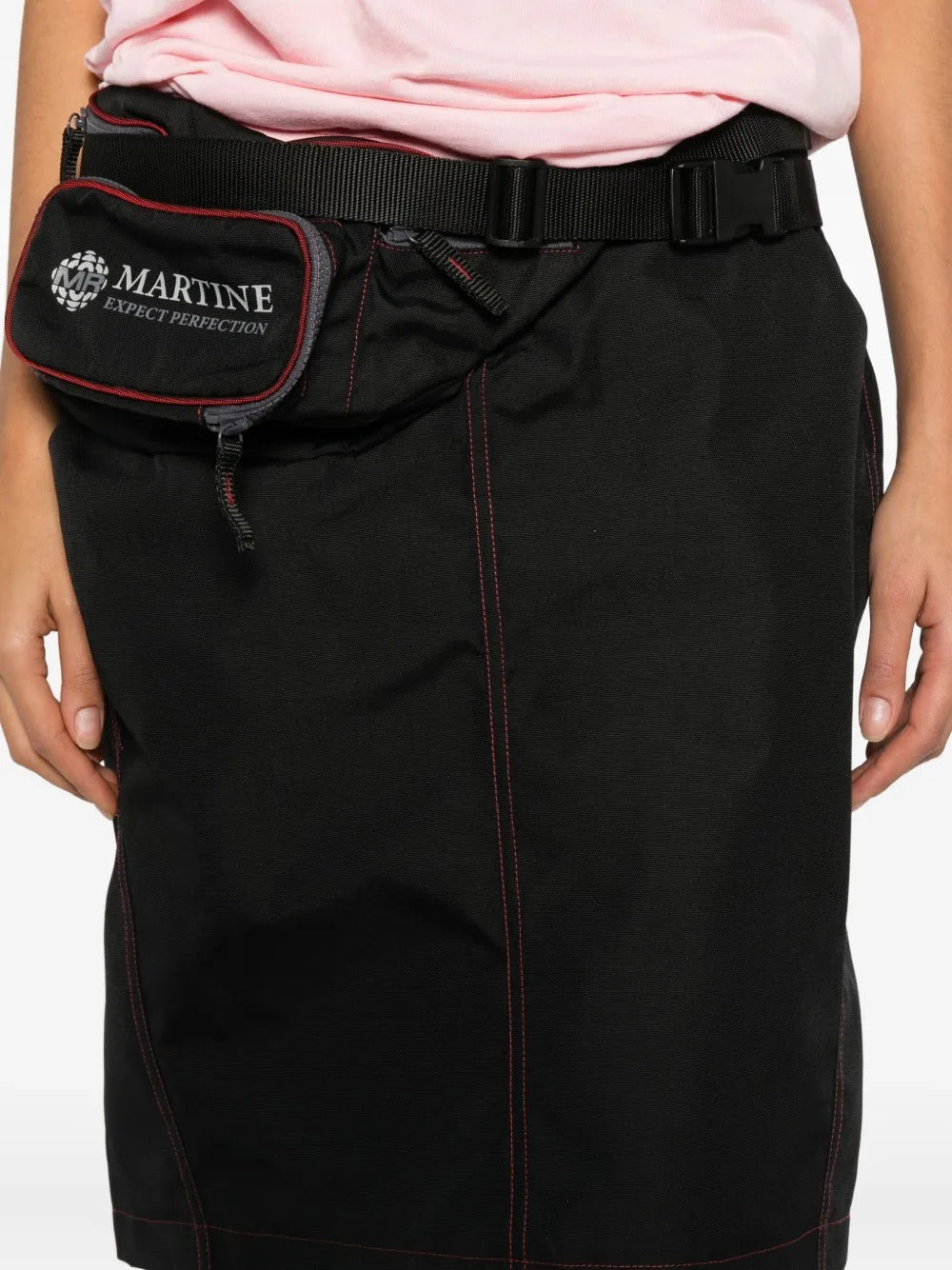 MARTINE ROSE-BUMBAG SKIRT-