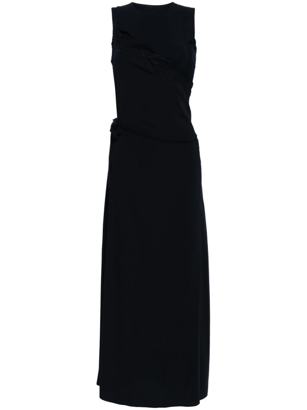 MM6 Maison Margiela-lace-detail maxi dress-S62DG0019MTN009 962 Dope MM6 Maison Margiela-lace-detail maxi dress-S62DG0019MTN009 962 Dope